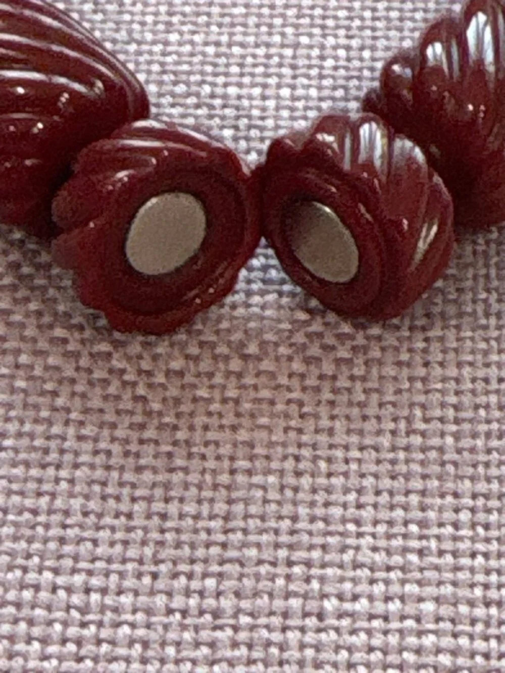 Julietta Lira Necklace in Burgundy One Size Womens Jewelry